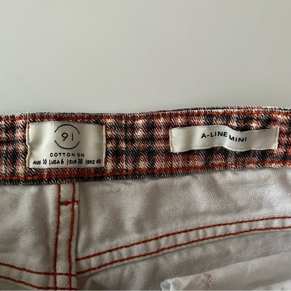 Cotton On Multicolor A Line Mini Skirt size 6 - Picture 3 of 4